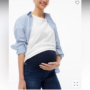 J Crew Maternity Jeans, Over the Belly, Size 28